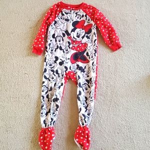 4T Footed Pajamas Mini Mouse! Disney